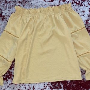 Off the shoulder shirt